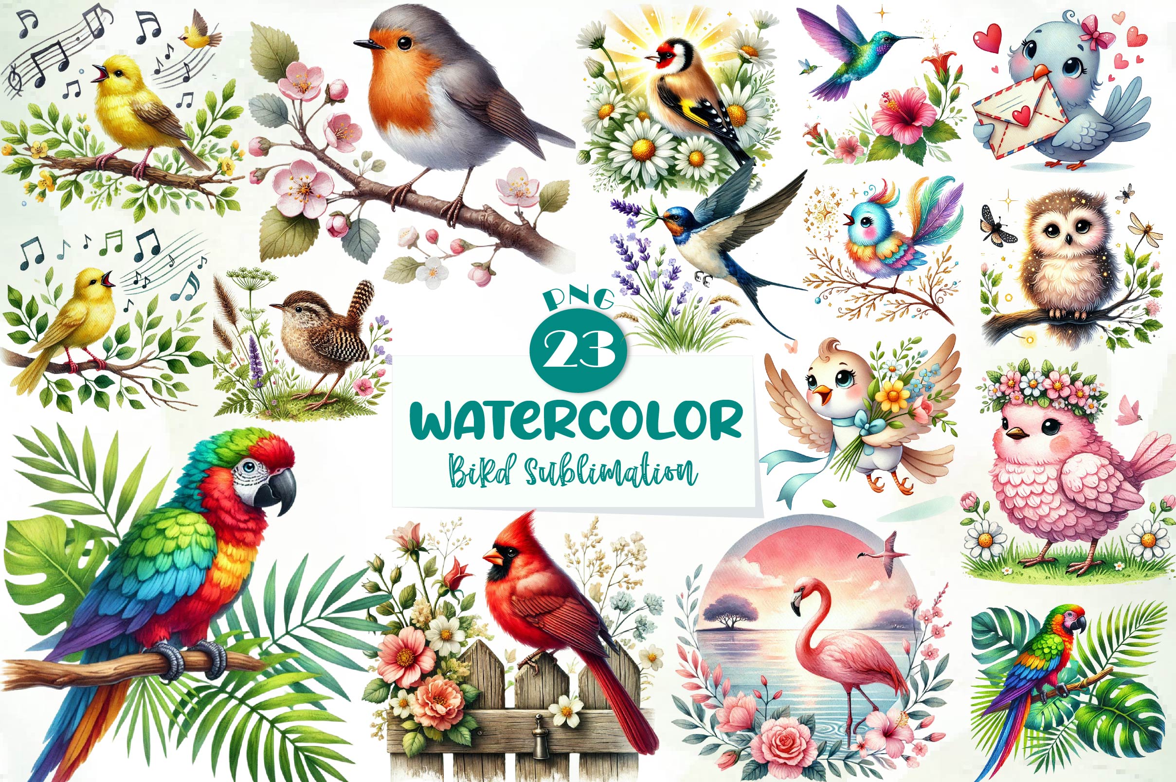 Bird Clipart Bundle