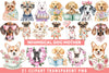 Whimsical Dog Mother Clipart