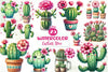 Cactus Tree Clipart Bundle