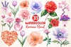 Romance Floral Clipart Bundle