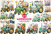 Easter Bunny Tractor Clipart Bundle
