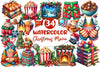 Christmas Movie Night Clipart Bundle 2