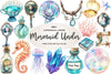 Little Mermaid Under The Sea Clipart Bundle