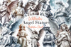 Angel Statues Clipart Bundle