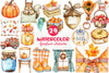 Gingham Autumn Clipart Bundle 1