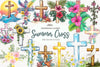 Summer Cross Clipart Bundle