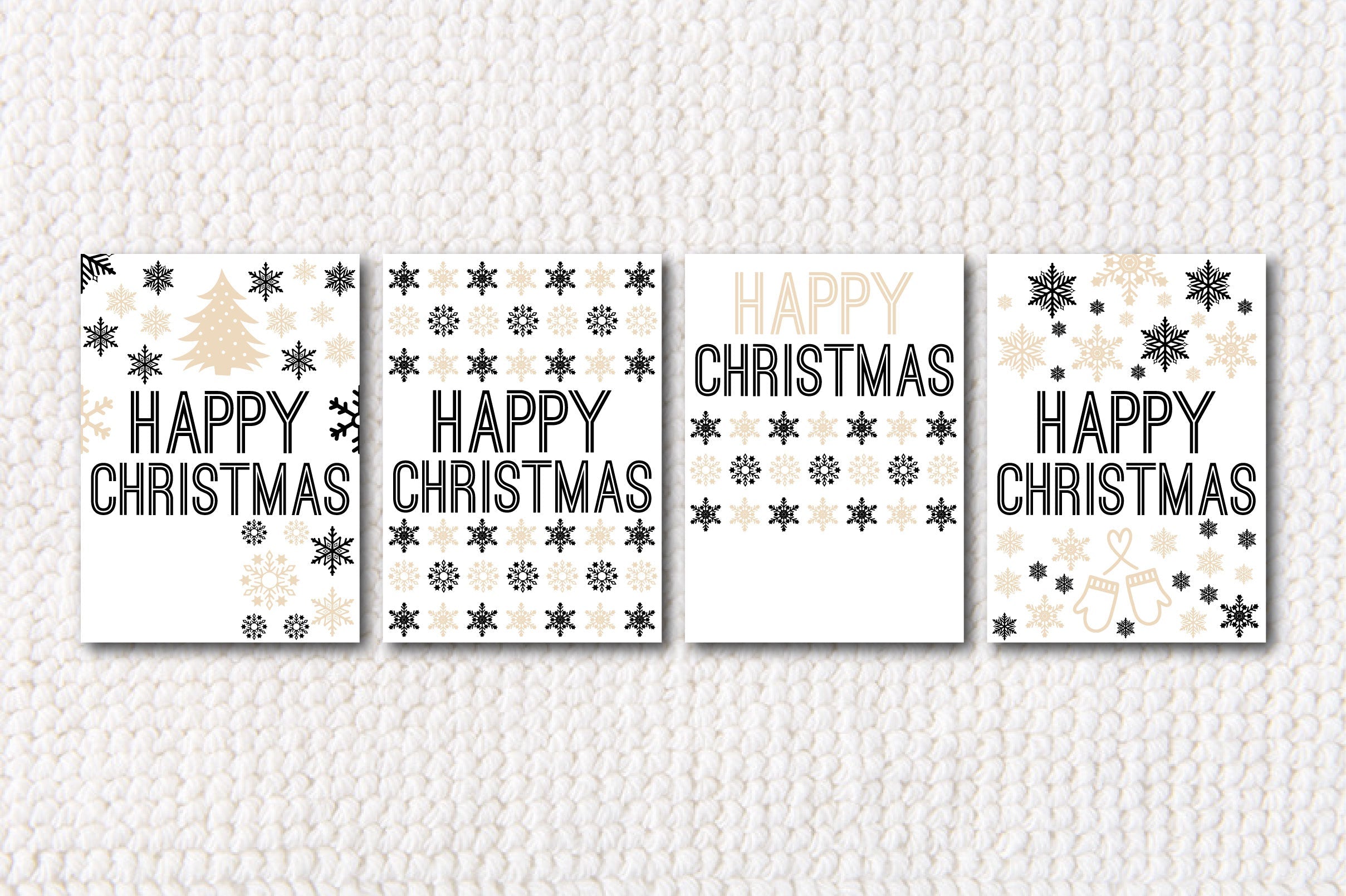 Merry Christmas Card SVG Bundle