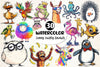 Funny Quirky Animals Clipart Bundle 2