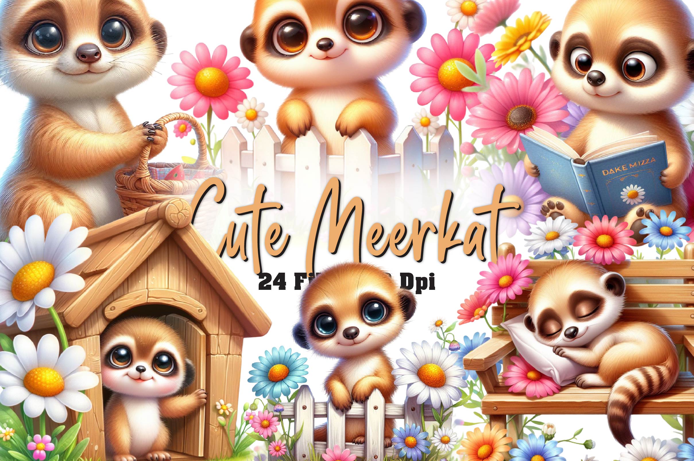 Meerkat Meerkats Clipart Bundle