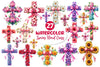Spring Floral Cross Coquette Bow Clipart Bundle 2