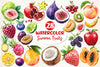 Summer Fruits Clipart Bundle 2
