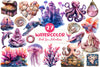 Pink Sea Adventure Clipart Bundle