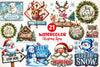 Cute Christmas Signs Clipart Bundle
