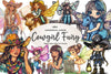 Cowgirl Fairy Clipart Bundle