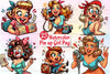 Pin Up Girl Clipart Bundle