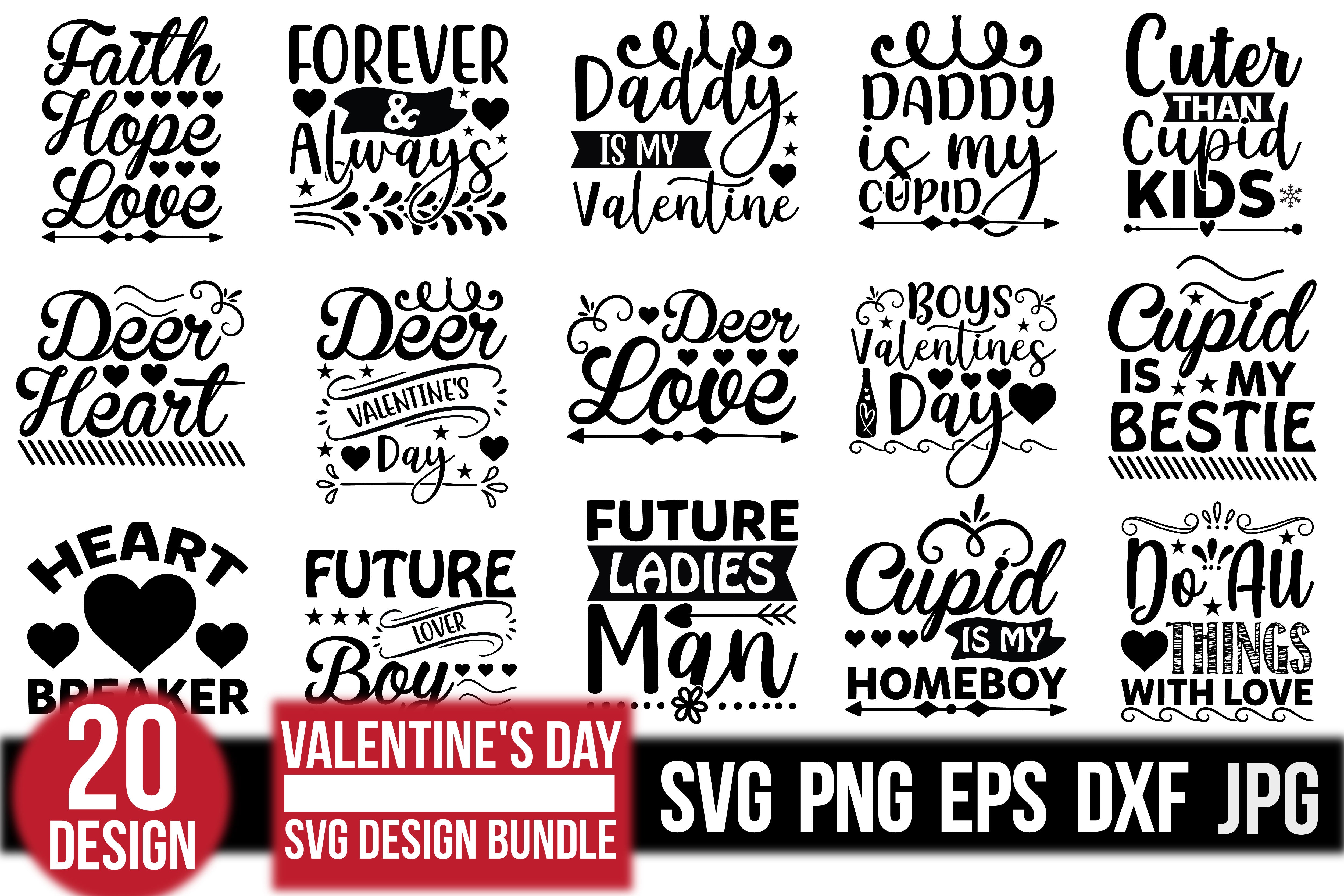 Valentine's Day SVG Bundle 25