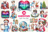 Coquette Christmas Nursing Clipart Bundle