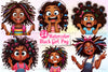 Black Girl Clipart Bundle