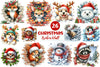 Broken Wall Christmas Clipart Bundle