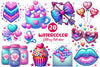Glittery Valentine Clipart Bundle 1