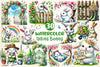 Spring Bunny Garden Clipart Bundle