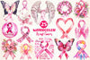Breast Cancer Awareness Clipart Bundle