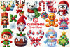 Crochet Christmas Clipart Bundle 1