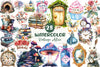Vintage Alice In Wonderland Clipart Bundle
