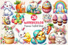 Kawaii Easter Day Clipart Bundle 2
