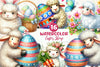 Cute Easter Sheep Clipart Bundle
