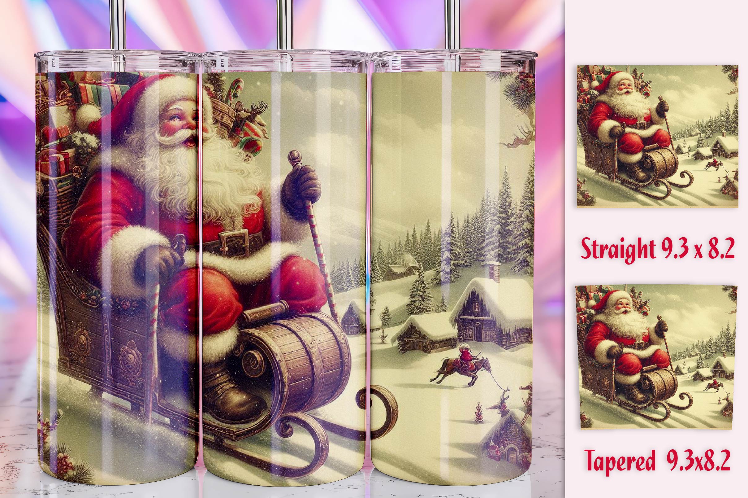 Christmas Santa Tumbler Bundle 11