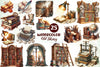 Old Library Clipart Bundle