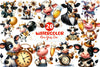 New Year Cow Clipart Bundle