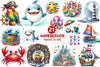 Nautical For Kids Clipart Bundle