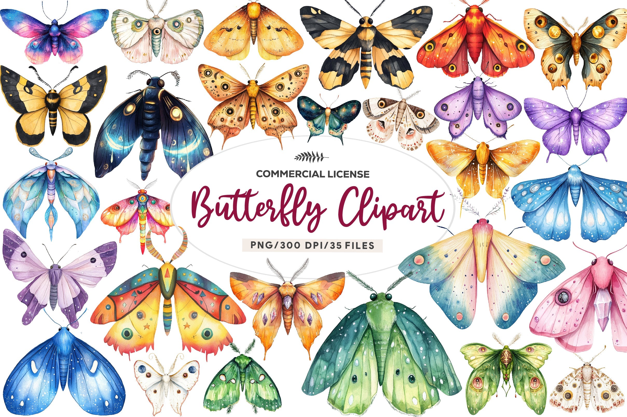 Butterfly Clipart Bundle 5
