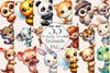 Animals Peeking Around Corner Clipart Bundle