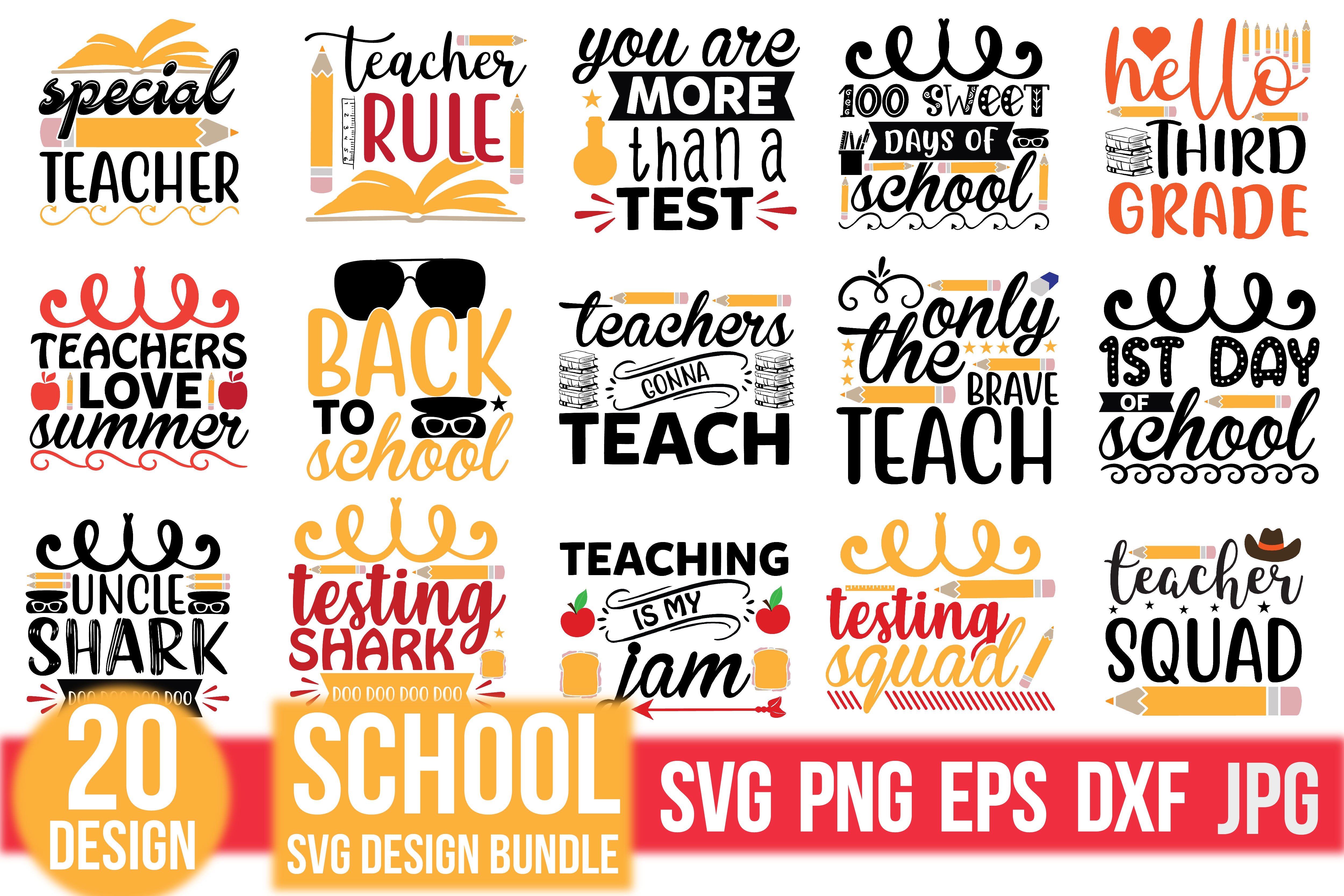 School SVG Bundle 7