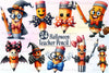 Halloween Teacher Pencil Clipart Bundle