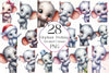 Elephant Peeking Around Corner Clipart Bundle