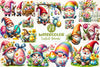 Easter Gnome Clipart Bundle