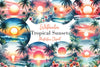 Tropical Sunsets Clipart Bundle