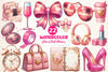 Glam & Pink Planner Clipart Bundle