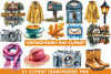 Vintage Rainy Day Clipart