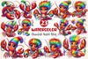 Crawfish Mardi Gras Clipart Bundle