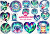 Polar Lights Valentine Clipart Bundle