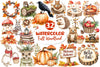 Fall Woodland Clipart Bundle 3
