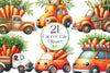 Carrot Car Clipart Bundle
