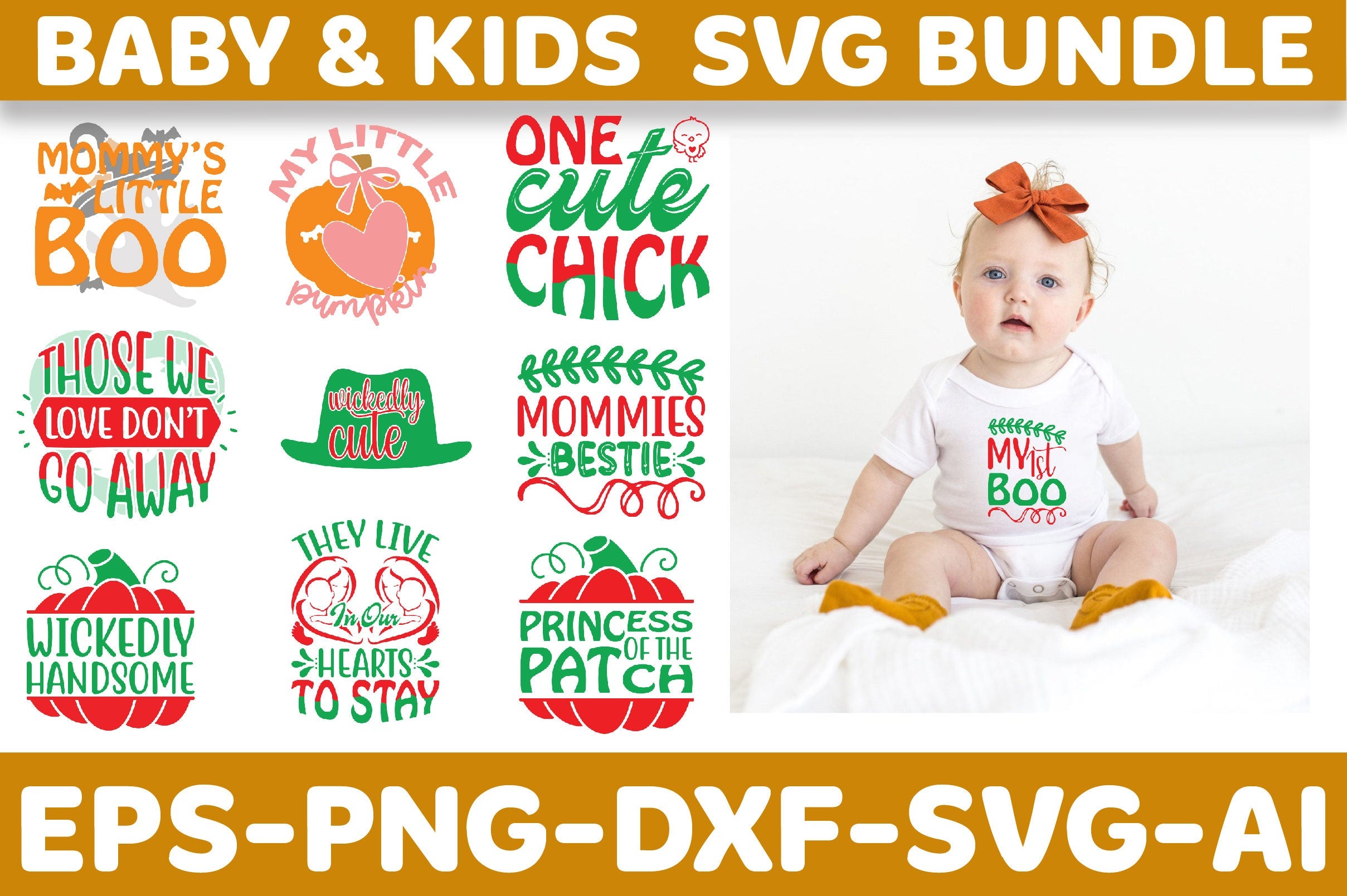 Baby & Kids SVG Bundle
