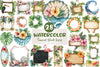 Summer Tropical Blank Signs Clipart Bundle