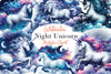 Night Unicorn Clipart Bundle 1